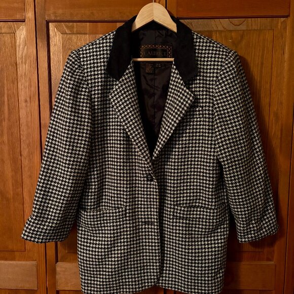 Vintage Laurice Houndstooth Blazer - Picture 1 of 4